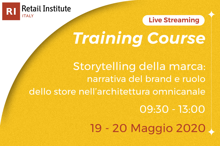 Training Course Online “Storytelling della marca” – 19 e 20 maggio