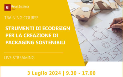 Training Course “Strumenti di ecodesign per la creazione di packaging sostenibili” – 3 luglio 2024